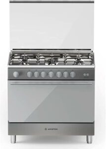Ariston Gas Cooker with 5Gas Burners BAM951EGSS