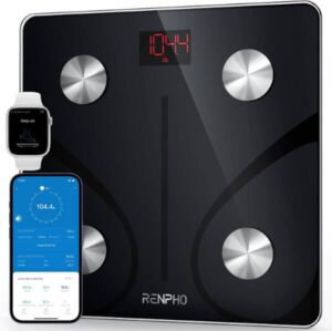 RENPHO Body Fat Scale Smart BMI Scale Digital Bathroom Wireless Weight Scale